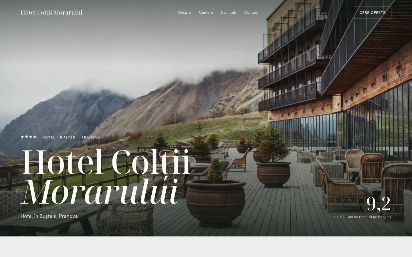 Site în designul Refugiu