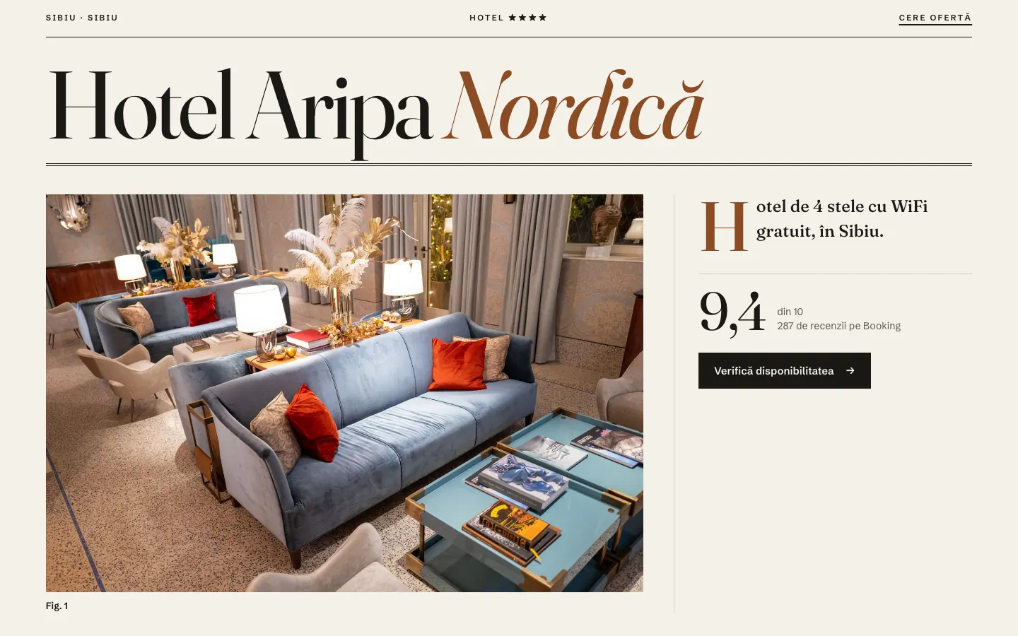 Site în designul Revista